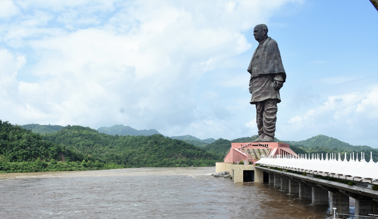 Statue of Unity with Narmada Tent City